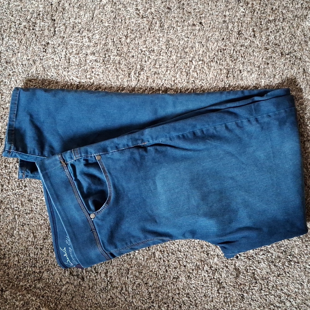 Gloria Vanderbuilt Avery Size 12 All-Around Slimming Effect Jeggings/Jeans